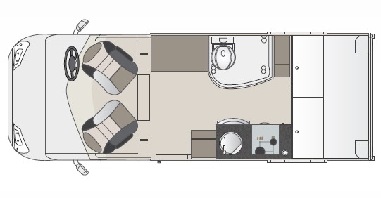 2024 Moto Trek Xplora FDB motorhome