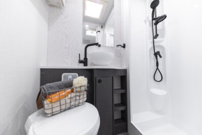 2025 Xplore Duo caravan washroom