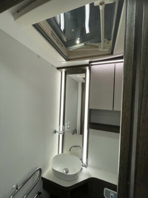 2025 Elddis Affinity 574 caravan washroom