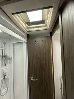 2025 Elddis Affinity 574 caravan washroom skylight