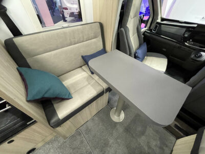 2025 Sun Living S72 DL motorhome lounge