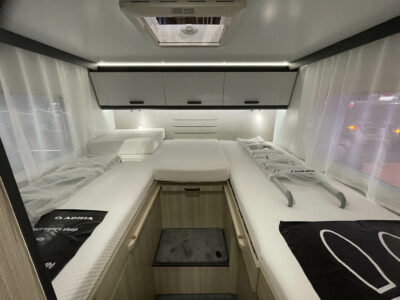 2025 Sun Living S72 DL motorhome bedroom