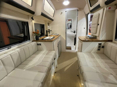 2025 Barefoot Eclipse caravan inside