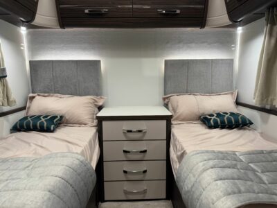 2025 Elddis Affinity 574 caravan twin beds
