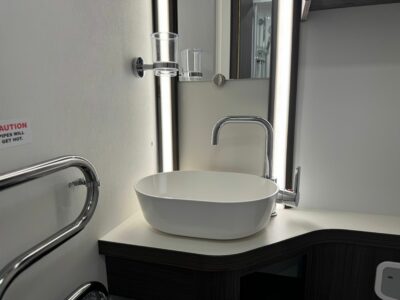 2025 Elddis Affinity 574 caravan washroom