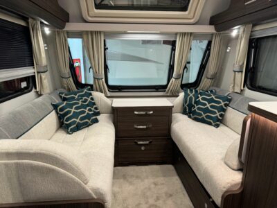 2025 Elddis Affinity 574 caravan lounge