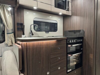 2025 Elddis Affinity 574 caravan kitchen