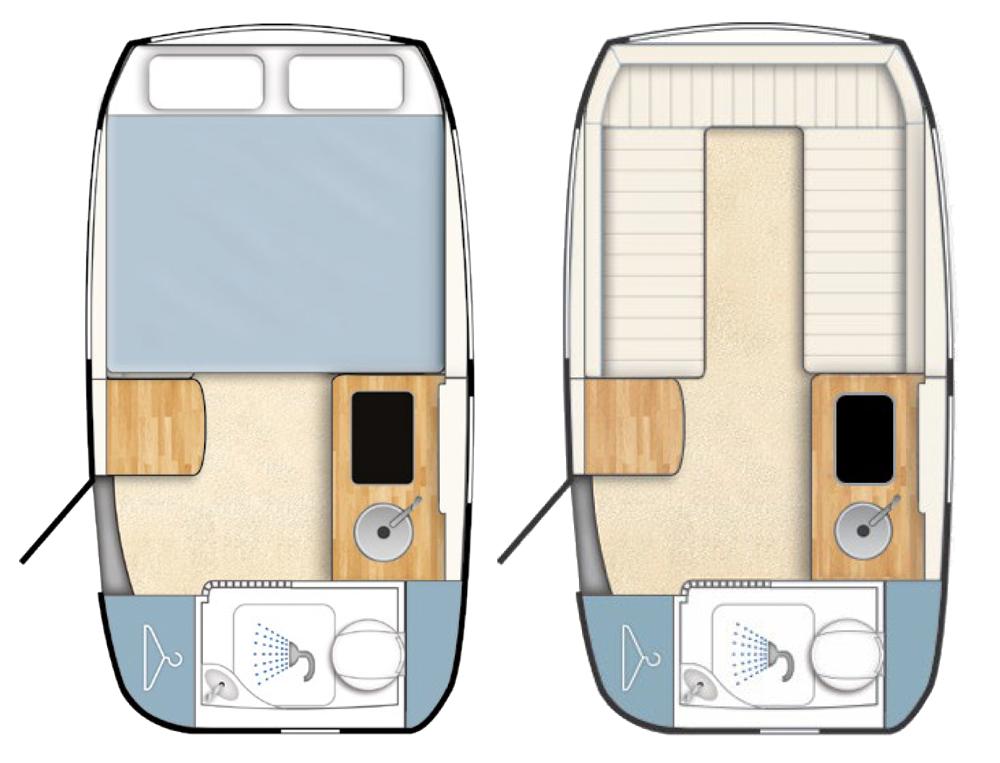 2025 Barefoot Eclipse micro tourer floorplan 2025 Barefoot Eclipse micro tourer floorplan