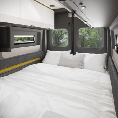 2025 Swift Trekker XL campervan bed made up