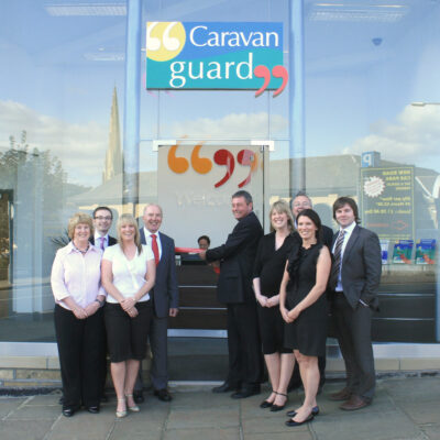 Caravan Guard building opening with NCC
