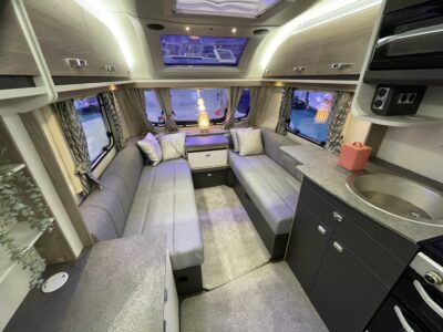 2025 Swift Sprite Alpine 2 caravan lounge