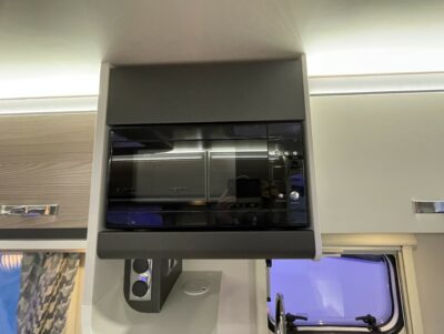 2025 Swift Sprite Alpine 2 caravan microwave