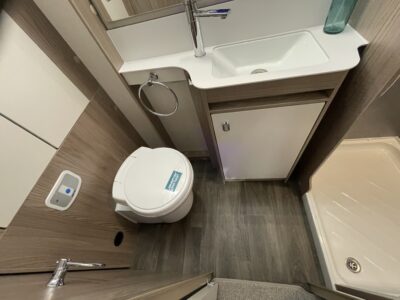 2025 Swift Sprite Alpine 2 caravan washroom