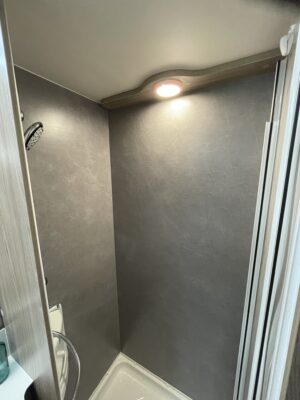 2025 Swift Sprite Alpine 2 caravan shower
