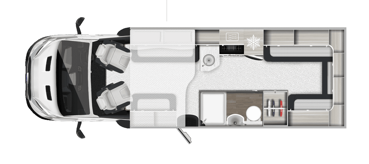 2025 Auto-Trail F-Line F72 motorhome floorplan