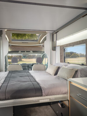 2025 Bailey Adamo 60-2 motorhome dropdown bed