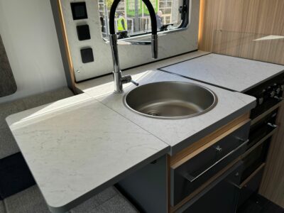 2025 Bailey Adamo 60-2 motorhome kitchen