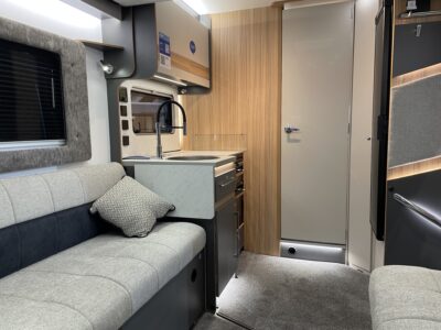 2025 Bailey Adamo 60-2 motorhome lounge to kitchen