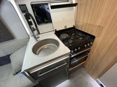 2025 Bailey Adamo 60-2 motorhome kitchen