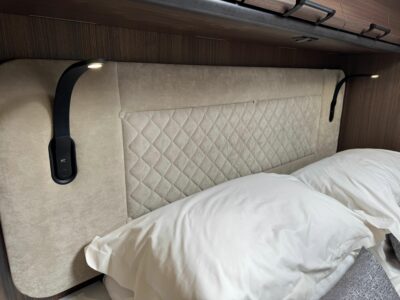 2026 Coachman Lusso II caravan bedroom reading lamps