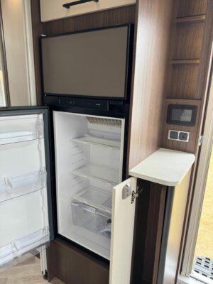 2026 Coachman Lusso II caravan fridge