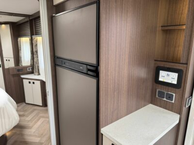 2026 Coachman Lusso II caravan fridge