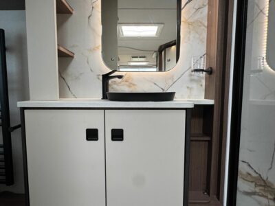 2026 Coachman Lusso II caravan washroom sink