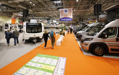 Motorhome and caravan show