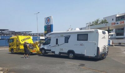 Motorhome broken down in Europe