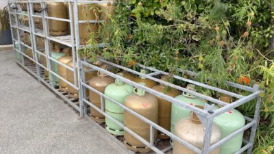 Gas Bottles in France