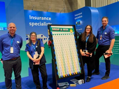 Caravan Guard at the Motorthome & caravan Show