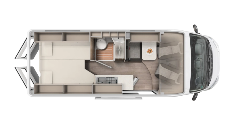 2026 Elddis Whirlwind GTV 563 campervan floorplan