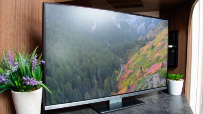 Falcon caravan or motorhome TV