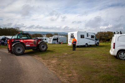 motorhome stuck in the mud