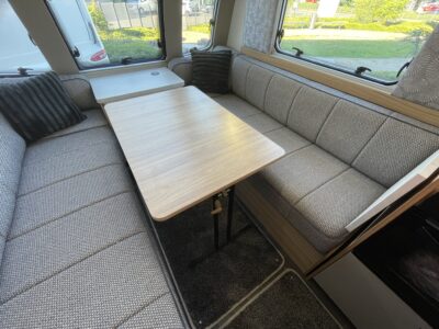 2026 Bailey Phoenix 420 Black edition caravan lounge