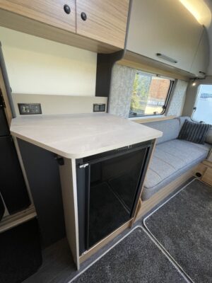 2026 Bailey Phoenix 420 Black edition caravan kitchen worktop