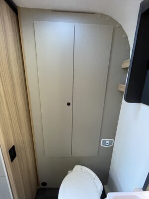 2026 Bailey Phoenix 420 Black edition caravan wardrobe