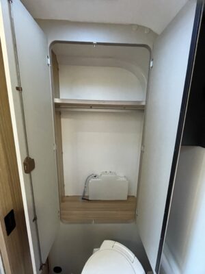 2026 Bailey Phoenix 420 Black edition caravan wardrobe