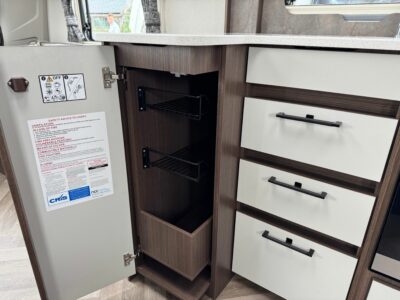 2026 Coachman Laser 480 Xtra kitchen drawers