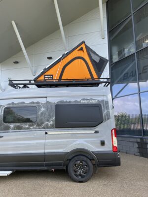 Bailey Endurance campervan with roof tent