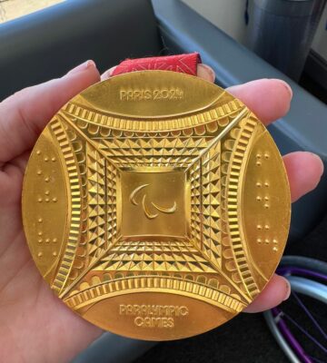 Paris Paralympic gold medal