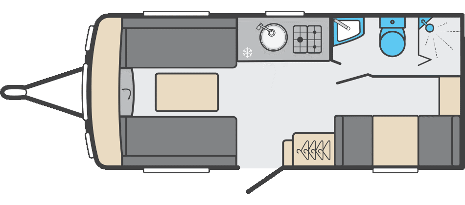 2026 Swift Sprite Alpine 4 DB caravan floorplan 2026 Swift Sprite Alpine 4 DB caravan floorplan