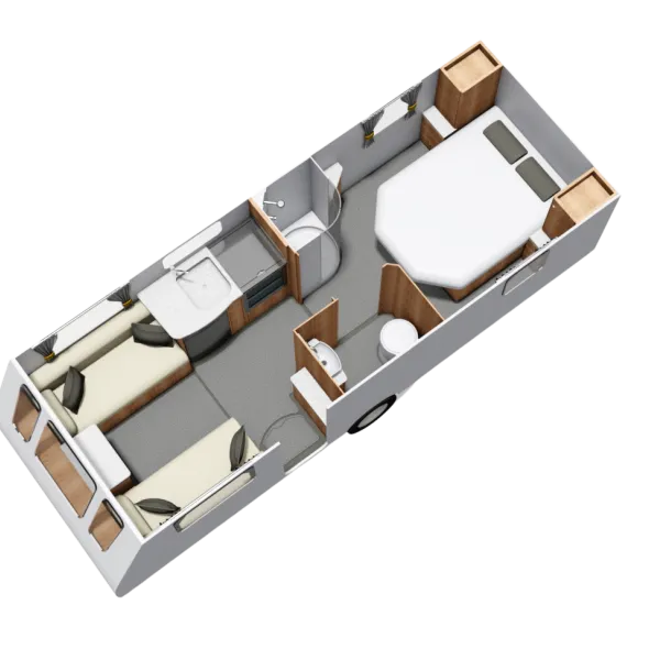 2026 Elddis Avanté Apex 550 caravan floorplan
