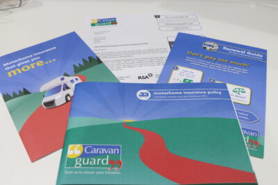Caravan Guard motorhome insurance policy documents