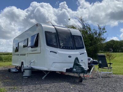 caravan and equipment