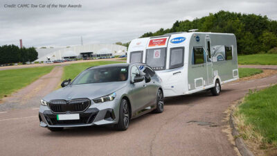 Multi-towing award winner BMW's i5 electric tow car