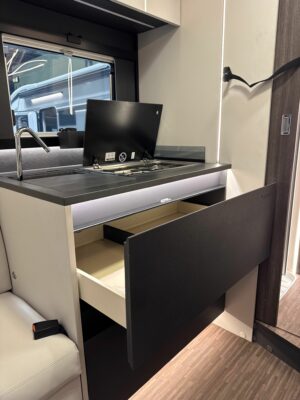 2026 Mobilvetta Kea Kompakt 55 motorhome kitchen