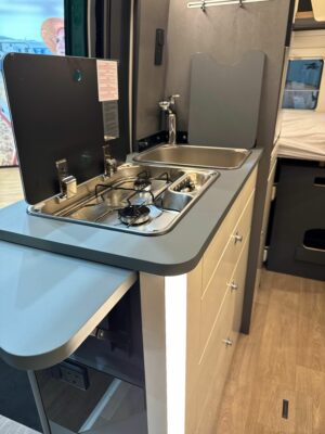 2026 Laika Kosmo Supremo 60 campervan kitchen hob