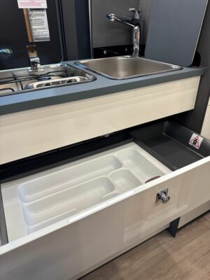 2026 Laika Kosmo Supremo 60 campervan kitchen drawers