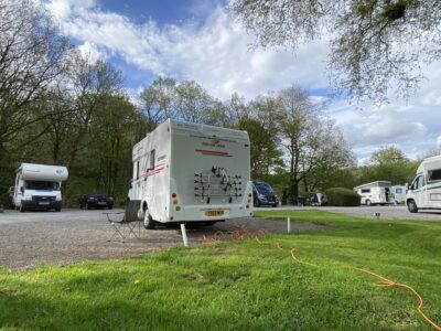 motorhome hooked up